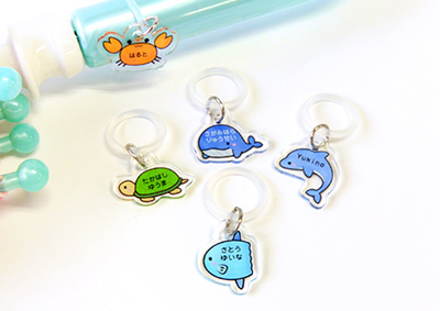 アクリル傘マーカー 海の生き物